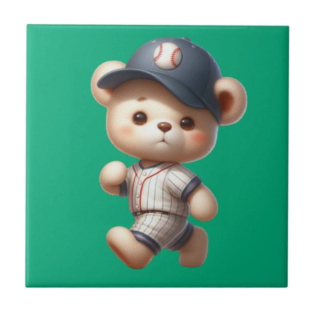Azulejo De Cerâmica Baseball Bears 1 (Frente)