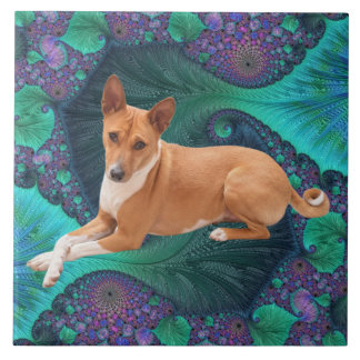 Azulejo De Cerâmica Basenji Dog 
