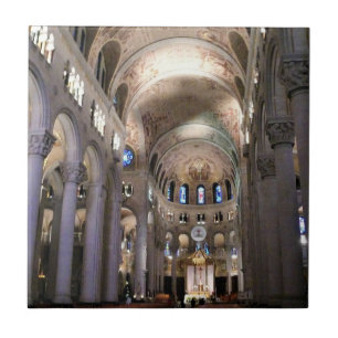 Azulejo De Cerâmica Basilica de Sainte Anne de Beaupre, Quebec, Canadá