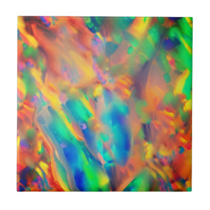 Azulejo De Cerâmica Bastante Tendencial Único opala holográfico falso