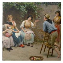 Azulejo De Cerâmica Bate-papo amigável