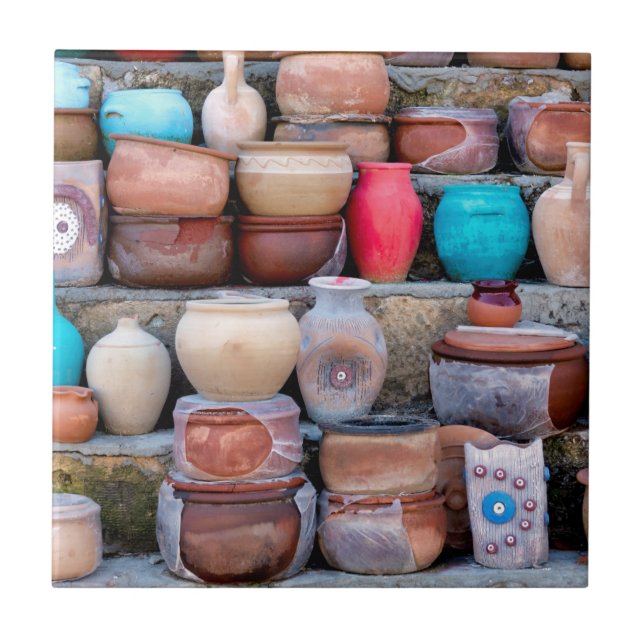 Azulejo De Cerâmica Bateria de Cappadociano (Frente)