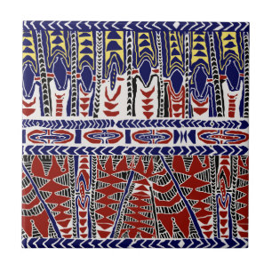 Azulejo De Cerâmica Batik de Samoa dos Mares do Sul