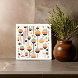 Azulejo De Cerâmica Bauhaus Geométrico Abstrato Pattern#1 ID1068