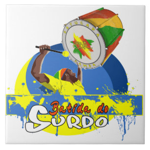 Azulejo De Cerâmica BBaC Stuff Surdo Special K Samba Batucada Brasil