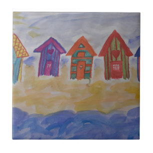 Azulejo de cerâmica Beach Huts