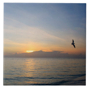 Azulejo De Cerâmica Beach Ocean Sunset Photo 195