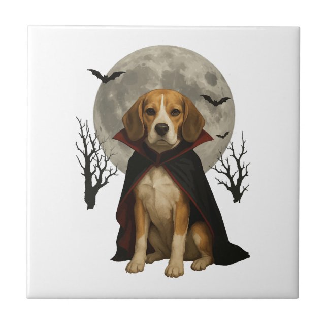 Azulejo De Cerâmica Beagle (Frente)