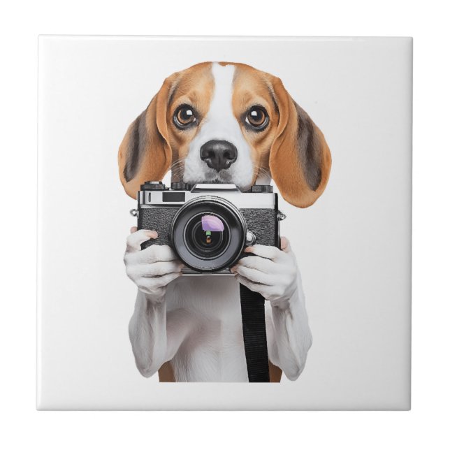 Azulejo De Cerâmica Beagle (Frente)