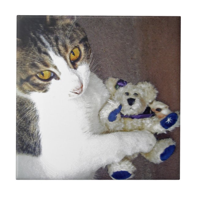 Azulejo De Cerâmica Bear Hug (Frente)