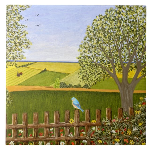 Azulejo De Cerâmica Beautiful View Large Ceramic Tile (Frente)