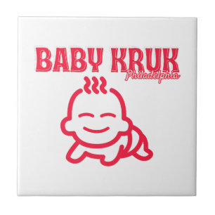 Azulejo De Cerâmica Bebê Engraçado Kruk Philadelphia Premium 