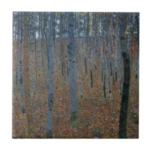 Azulejo De Cerâmica Beech Grove I por Gustav Klimt