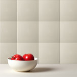 Azulejo De Cerâmica bege branco ósseo sólido<br><div class="desc">Design de bege branco de osso sólido.</div>