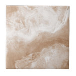 Azulejo De Cerâmica Beige Tan Brown White Marble Impressão<br><div class="desc">Na moda original moderno beige design do que azulejo de cerâmica marble impressão branco castanho. Por favor,  note que este é um impressão de cor de mármore e não é um mármore real.</div>