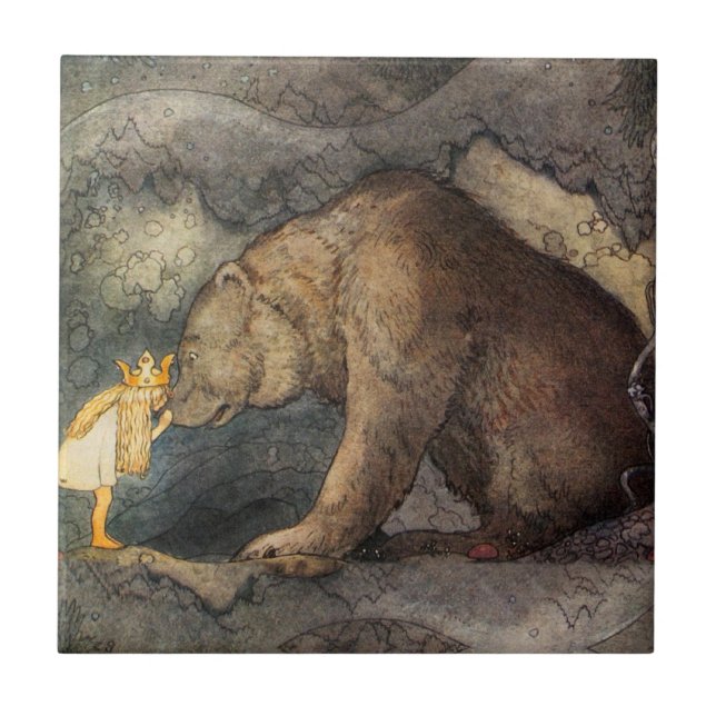 Azulejo De Cerâmica Beijo do urso (Frente)