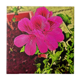 Azulejo De Cerâmica Being happy is your choice blooming flower