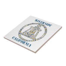 Azulejo De Cerâmica Beira-rio, Califórnia - um tributo