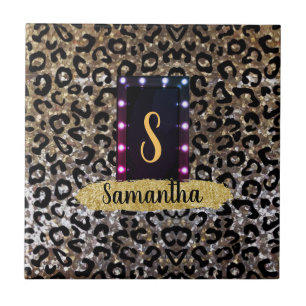 Azulejo De Cerâmica Bela Bela Boca Selvagem Monograma Elegante