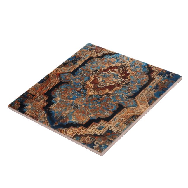 Azulejo De Cerâmica Bela Coleção Popular de Padrão Persa Antigo (Lateral)