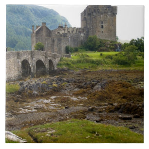 Azulejo De Cerâmica Bela Eileen Donan Castle no Ocidental Dornie 2