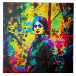 Azulejo De Cerâmica Beleza de outono vibrante