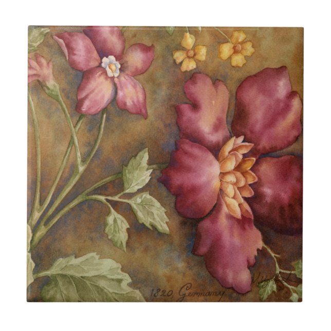 Azulejo De Cerâmica Belezas Antigas II (Frente)