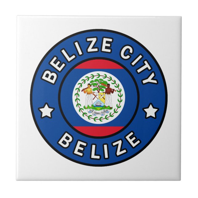Azulejo De Cerâmica Belize City Belize (Frente)