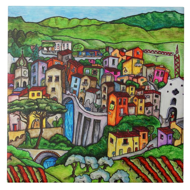 Azulejo De Cerâmica Bella Guardia (Frente)