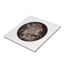Azulejo De Cerâmica Bellerophon on Pegasus