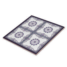 Azulejo De Cerâmica Belo design de rolagem de mandala