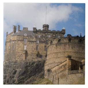 Azulejo De Cerâmica Belo famoso gigante Castelo de Edimburgo em