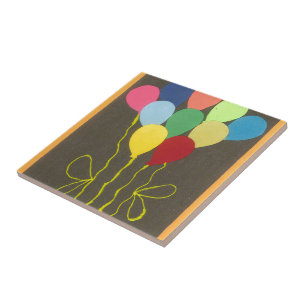 Azulejo De Cerâmica Belo Feliz Aniversário: Fique Abençoado Demais