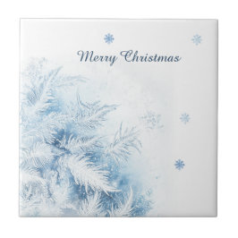 Azulejo De Cerâmica Belo Gelo de Inverno Natal