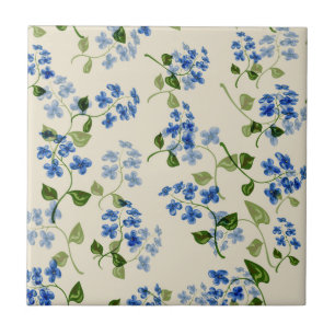 Azulejo De Cerâmica Belo padrão floral sem costura