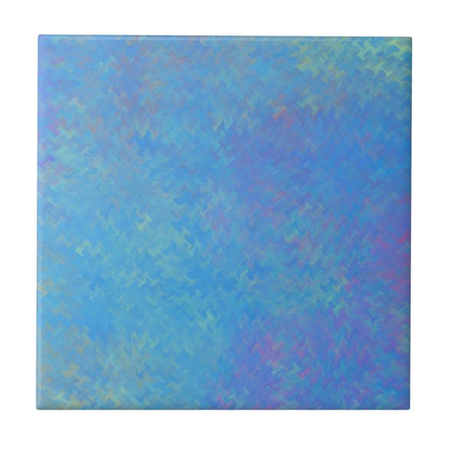 Azulejo De Cerâmica Belo Papel Azul Marcado (Frente)