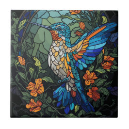 Azulejo De Cerâmica Belo Vidro Hummingbird
