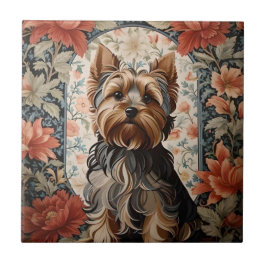 Azulejo De Cerâmica Belo Yorkie | Yorkshire Terrier Portrait