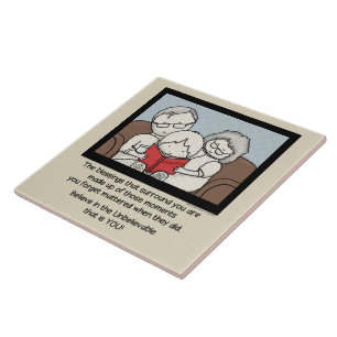 Azulejo De Cerâmica Bênçãos à sua volta