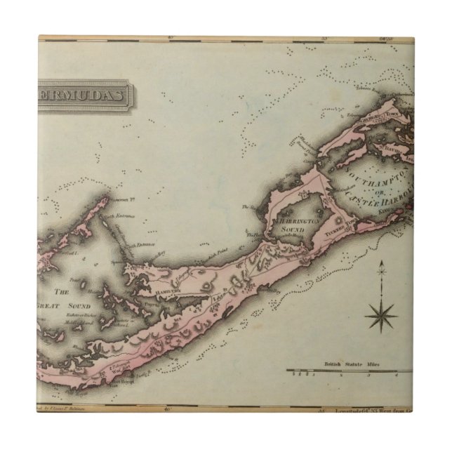 Azulejo De Cerâmica Bermudas (Frente)