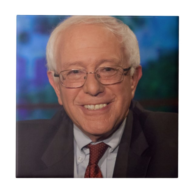 Azulejo De Cerâmica Bernie Sanders (Frente)