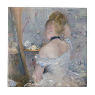 Azulejo De Cerâmica Berthe Morisot - Mulher em sua Toilette