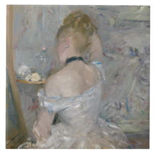 Azulejo De Cerâmica Berthe Morisot - Mulher na sua Toilette