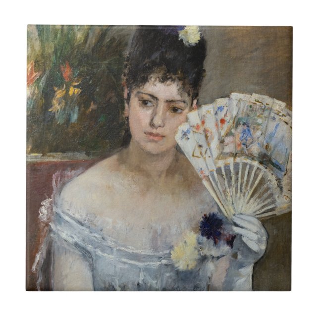 Azulejo De Cerâmica Berthe Morisot - No Bal (Frente)