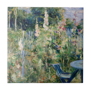 Azulejo De Cerâmica Berthe Morisot -Rosas Tremedeiras / Malvas