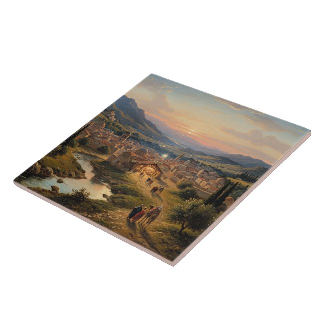 Azulejo De Cerâmica Bethlehem, Nativity Scene, (Lateral)