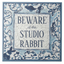 Beware Studio Rabbit Delft Blue Sinal Dedham
