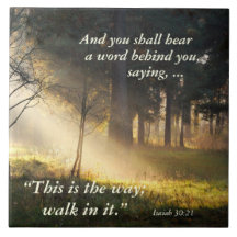 Bíblia Verse Isaiah 30 Este é o jeito de caminhar