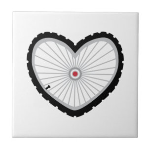 Azulejo De Cerâmica Bicicleta de Amor