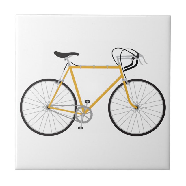 Azulejo De Cerâmica Bicicleta de Estrada (Frente)